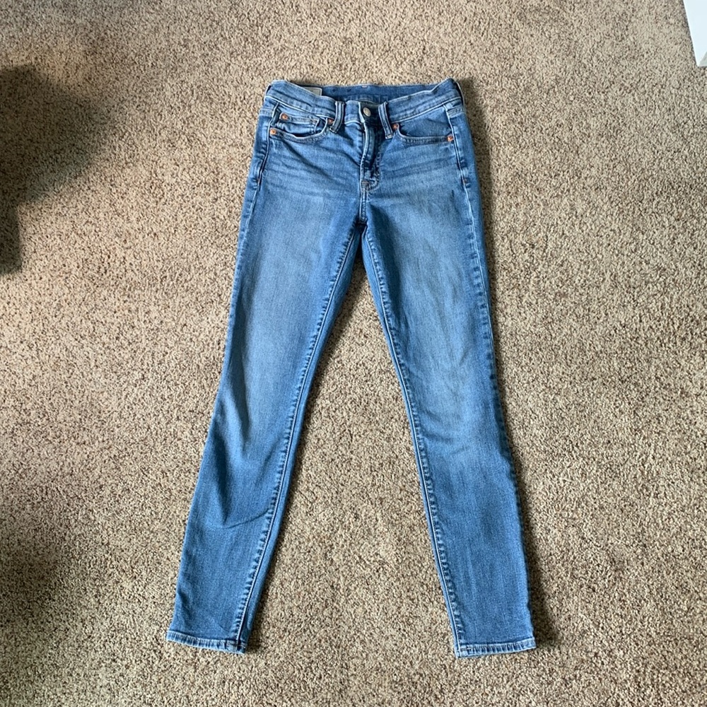 Women’s Gap True Skinny Mid Rise Jeans Size Zero Regular Length